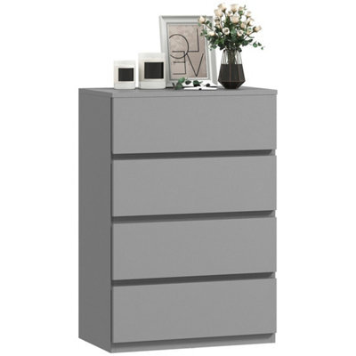 4-Drawer Bedroom Chest Of Drawers Storage Dresser Unit - image 1