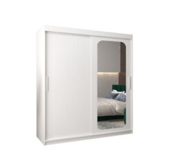 Arte Uppsala T2 Sliding Door Wardrobe 180Cm In Black - Bold, Mirrored Storage For Modern Spaces - thumbnail 2
