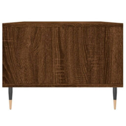 Berkfield Modern Coffee Table Brown Oak 90X50X36.5 Cm Engineered Wood - thumbnail 7