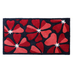 JVL Solemate Hand Carved Posy Door Mat, 57 X 100 Cm - thumbnail 1