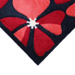 JVL Solemate Hand Carved Posy Door Mat, 57 X 100 Cm - thumbnail 3