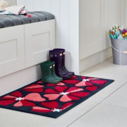 JVL Solemate Hand Carved Posy Door Mat, 57 X 100 Cm - thumbnail 6