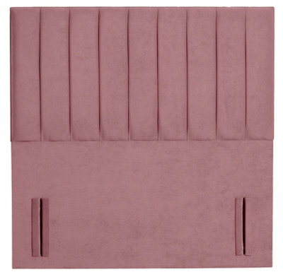 "Adore Designs Portland Plush Velvet 5Ft Kingsize 50"" Floor Standing Headboard - Pink"