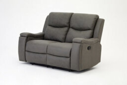 Home Detail Collins Sofa Suite 2 Seater Manual Recliner Grey Pu Faux Leather - thumbnail 5