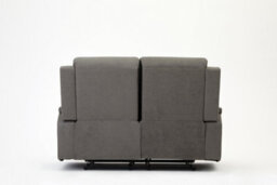 Home Detail Collins Sofa Suite 2 Seater Manual Recliner Grey Pu Faux Leather - thumbnail 4
