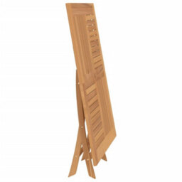Berkfield Folding Garden Table 120X120X75 Cm Solid Wood Teak - thumbnail 5