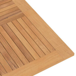 Berkfield Folding Garden Table 120X120X75 Cm Solid Wood Teak - thumbnail 7