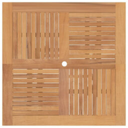 Berkfield Folding Garden Table 120X120X75 Cm Solid Wood Teak - thumbnail 6
