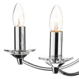 The Lighting Studio Medusa 5 Light Dual Mount Pendant K9 Crystal Polished Chrome - thumbnail 4