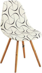 Scandinavian Dining Room Chair Covers, Curved Set Of 4, Hundreds Countries - thumbnail 1