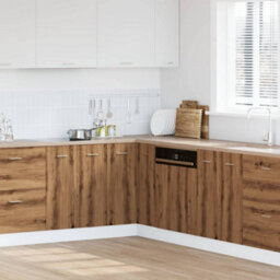Berkfield Kitchen Cabinet Artisan Oak 75.5X75.5X81.5 Cm Engineered Wood - thumbnail 3