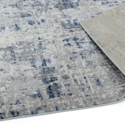 Abstract Blue Modern Abstract Easy To Clean Rug For Living Room Bedroom And Dining Room-200Cm X 290Cm - thumbnail 4