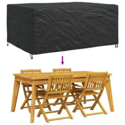 Walplus Outdoor Furniture Cover Black 240 X 180 X 100 Cm 210D - thumbnail 9