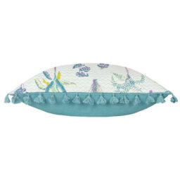 Furn. Chamae Floral Tasselled 100% Cotton Cushion Cover - thumbnail 3