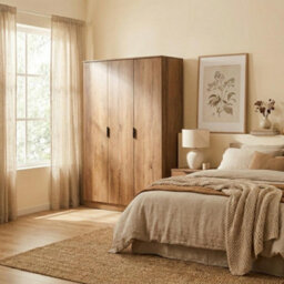 Swish Furniture Richmond 3 Door Triple Wardrobe Chestnut Oak - thumbnail 9