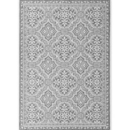 The Rugs Rosel Reversible Rug Indoor Outdoor Vintage Flat Woven Low Pile In White