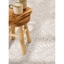 The Rugs Rosel Reversible Rug Indoor Outdoor Vintage Flat Woven Low Pile In White - thumbnail 8