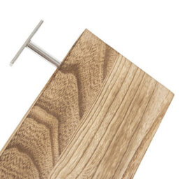 Set Of 3 Wooden Floating Shelves Wall Mount Display Storage Wall Rack - thumbnail 4