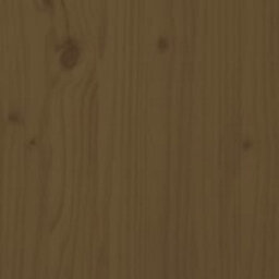 Berkfield Bed Frame Honey Brown Solid Wood 200X200 Cm - thumbnail 7