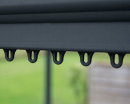 Canopia by Palram Milano 3000 Garden Gazebo - Polycarbonate - L309 X W309 X H225 - Grey - thumbnail 5
