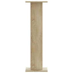 Walplus Speaker Stands 2 Pcs Sonoma Oak 30X30X95 Cm Engineered Wood - thumbnail 4