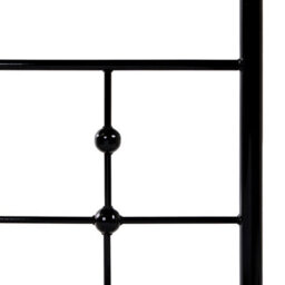 Beliani Four Poster Bed Metal Artonne 90 X 200 Cm (Eu Single) Black - thumbnail 7