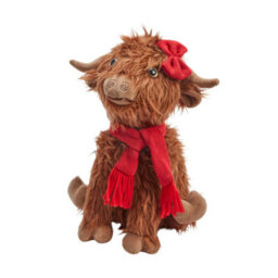 Marco Paul Soft Plush Highland Cow Christmas Decoration - Hairy Hattie - thumbnail 3