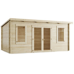 Billyoh Fraya Pent Log Cabin - 5.0M X 3.0M (16 X 10Ft) - 44mm - thumbnail 7
