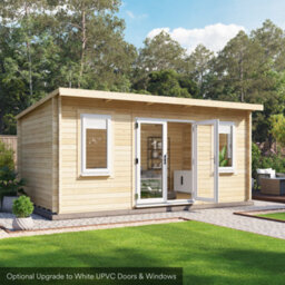 Billyoh Fraya Pent Log Cabin - 5.0M X 3.0M (16 X 10Ft) - 44mm - thumbnail 3