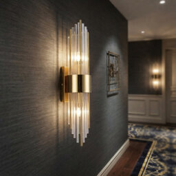 Nordic Crystal Wall Lamp Luxury Led Sconce Bedroom Living Room Decorative Light - thumbnail 4