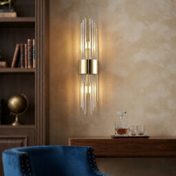 Nordic Crystal Wall Lamp Luxury Led Sconce Bedroom Living Room Decorative Light - thumbnail 5