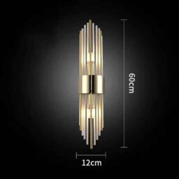Nordic Crystal Wall Lamp Luxury Led Sconce Bedroom Living Room Decorative Light - thumbnail 2