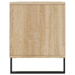 Berkfield Sturdy Tv Cabinet Sonoma Oak 100X34.5X44.5 Cm Engineered Wood - thumbnail 7