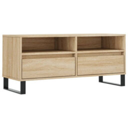 Berkfield Sturdy Tv Cabinet Sonoma Oak 100X34.5X44.5 Cm Engineered Wood - thumbnail 1