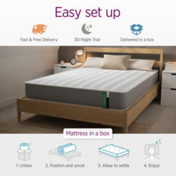 Summerby Sleep No. 8 Coil Spring And Comfort Foam Hybrid Mattress, Single 90 X 190Cm - thumbnail 8