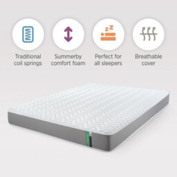 Summerby Sleep No. 8 Coil Spring And Comfort Foam Hybrid Mattress, Single 90 X 190Cm - thumbnail 3