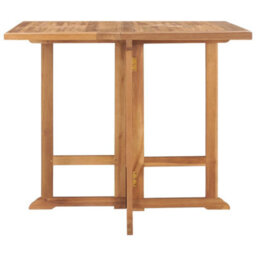 Vidaxl Folding Garden Dining Table 90X90X75 Cm Solid Teak Wood - thumbnail 2