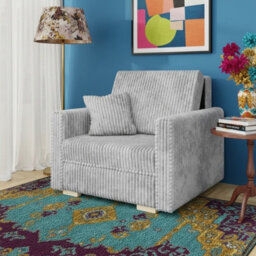 Viva Piano I Upholstered Sofa Bed With Bedding Storage Polyurethane Foam Wooden Legs 103X100X85Cm 80X196Cm Light Grey - thumbnail 1