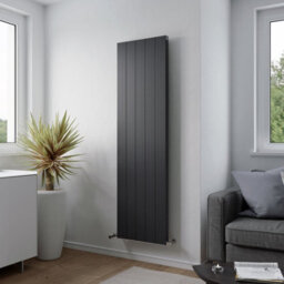 Agadon Madrid Aluminium Designer Radiator 1800 X 500 mm Anthracite - 4208 Btu - 10 Years Guarantee