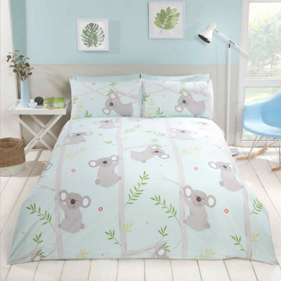 Rapport Home Koala Fun Polycotton Duvet Set With Pillowcase
