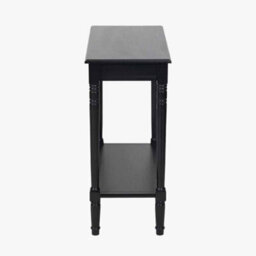 Pacific Lifestyle Heritage Black Pine Wood Console Table - thumbnail 5