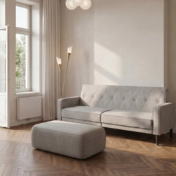 Dorel Home Avon 3S Sofabed Grey Fabric - thumbnail 5