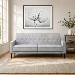 Dorel Home Avon 3S Sofabed Grey Fabric - thumbnail 4