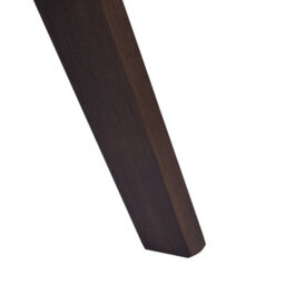 Beliani Set Of 2 Bar Stools Aroma Wood Dark Brown - thumbnail 7