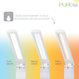 Purelite 2In1 Rechargeable Led Lamp & Torch, Table & Desk Light, 180Degree Adjustable Angle, Natural Daylight - thumbnail 5