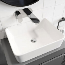 Affine Bathroom Wall Hung Vanity Unit White Basin Cabinet Storage Drawer Shelf 800mm - thumbnail 5