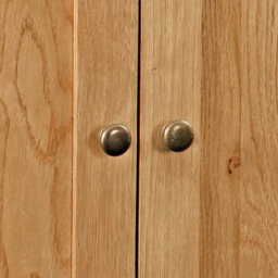 Zelah Oak Double Wardrobe With 3 Drawers - By Roseland Furniture - thumbnail 5