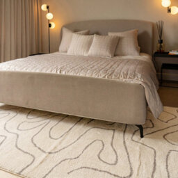 Loomed Cream Machine Washable Shaggy Soft Living Area Rug - 240 X 60Cm - thumbnail 3