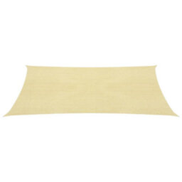 Berkfield Sunshade Sail 160 G/m2 Beige 2.5X4 M Hdpe - thumbnail 2