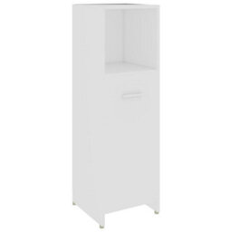 Berkfield Sturdy Bathroom Cabinet White 30X30X95 Cm Engineered Wood - thumbnail 1
